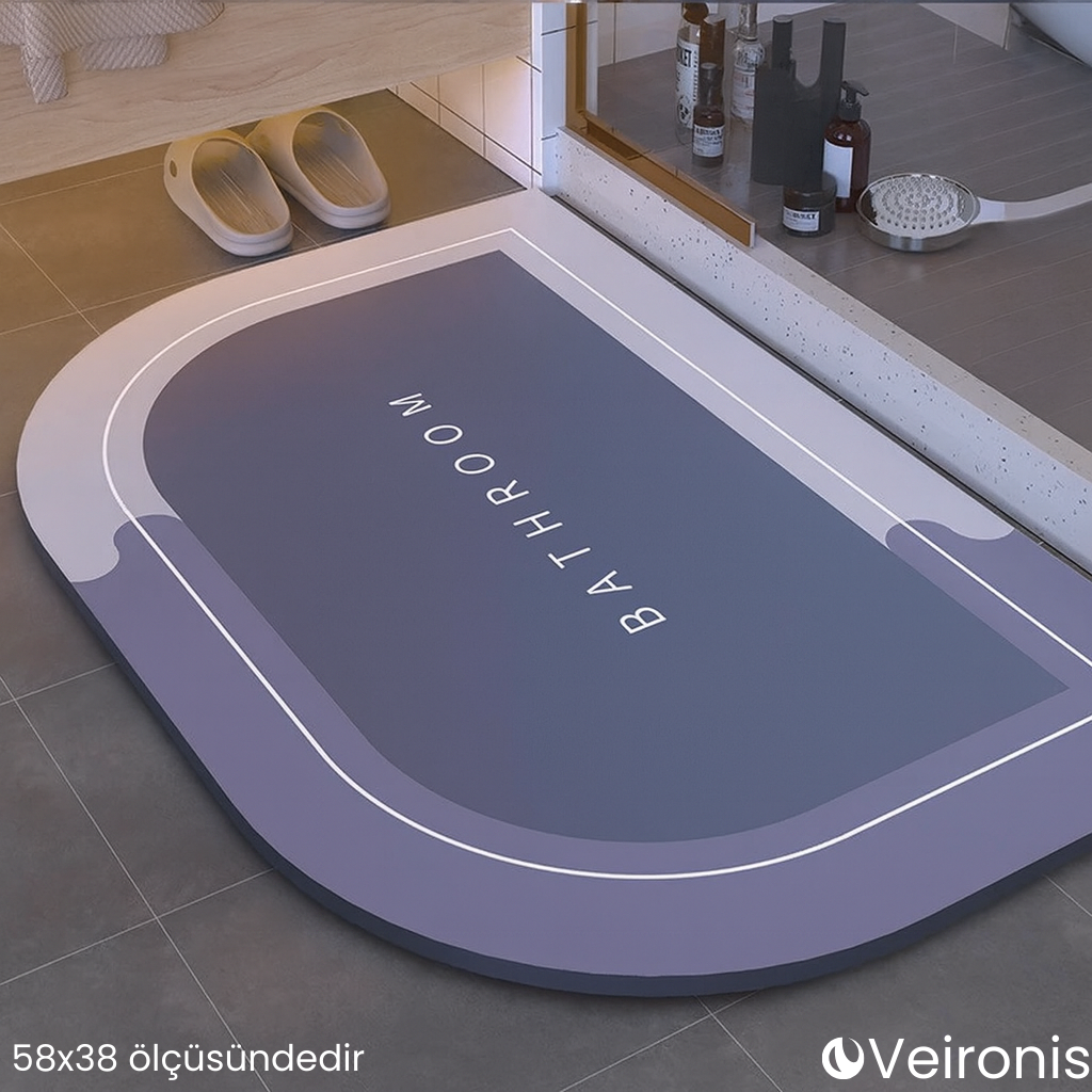 Veironis™ AquaStep - Süper Emici Banyo Paspası