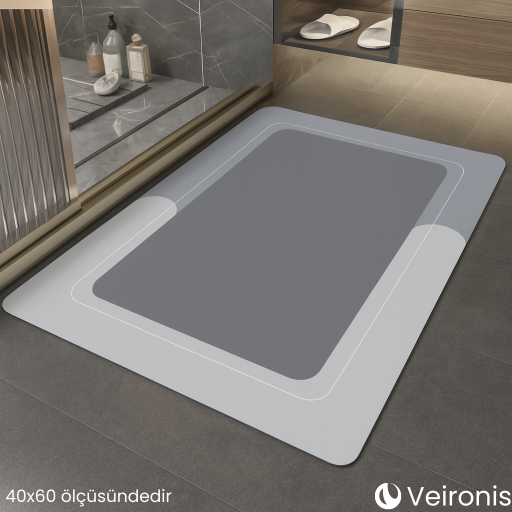 Veironis™ AquaStep - Süper Emici Banyo Paspası